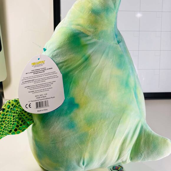 Squishmallow Fletcher Pterodactyl 11" Plush Dinosaur Green Stuffed Animal Pillow - Picture 5 of 8
